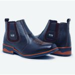 Botina Masculino Bill Couro Solado Borracha Ecco 