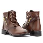 Bota Feminina Daya 1 Sintetico Ecologico Solado Borracha 