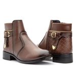 Bota Feminina Daya 2 Sintetico Ecologico Solado Borracha 