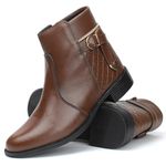 Bota Feminina Daya 2 Sintetico Ecologico Solado Borracha 