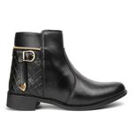 Bota Feminina Daya 2 Sintetico Ecologico Solado Borracha 
