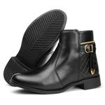 Bota Feminina Daya 2 Sintetico Ecologico Solado Borracha 