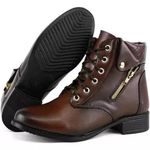 Bota Feminina Daya 1 Sintetico Ecologico Solado Borracha 