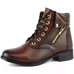 Bota Feminina Daya 1 Sintetico Ecologico Solado Borracha 