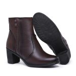 Bota Feminina Alicia Cano Medio Sintetico Ecologico Solado Borracha 