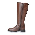 Bota Feminina Montaria Hana Sintetico Ecologico Solado Borracha 