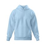 Moleton Masculino Canguru Liso Capuz Cordão Flanelado 