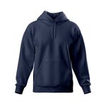 Moleton Masculino Canguru Liso Capuz Cordão Flanelado 