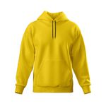 Moleton Masculino Canguru Liso Capuz Cordão Flanelado 