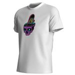 Camiseta Masculina Confort Gham Algodão Estampa Caveira 