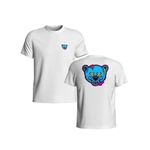 Camiseta Masculina Confort Gham Estampa Urso 