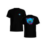 Camiseta Masculina Confort Gham Estampa Urso