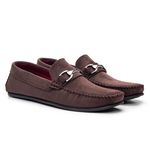 Mocassim Camurça Sintética Fivela 