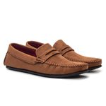 Mocassim Camurca Sintetica Sem Fivela 