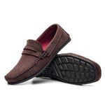Mocassim Camurca Sintetica Sem Fivela 