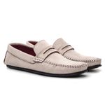 Mocassim Camurca Sintetica Sem Fivela 