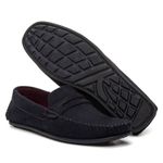 Mocassim Camurca Sintetica Sem Fivela 