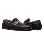 Mocassim Jeans Fivela Borracha Ecco 