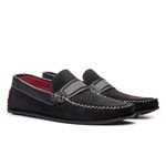 Mocassim Jeans Fivela Borracha Ecco 