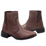 Bota Cano Medio Tortele Maria Sintetico Ecologico Solado Borracha Reciclado Ecco