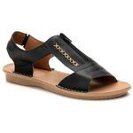 Sandalia Feminina Couro Tiffany Flip Solado Espuma P.U 