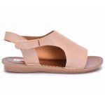 Sandalia Feminino Couro Rebeca Flip Solado Espuma P.U