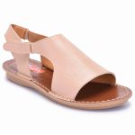 Sandalia Feminino Couro Rebeca Flip Solado Espuma P.U
