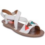 Sandalia Feminino Couro Sol Flip Solado Espuma P.U 