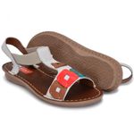 Sandalia Feminino Couro Jade Flip Solado Espuma P.U 