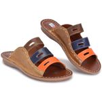 Sandalia Feminina Couro Ana Flip Solado Espuma P.U 