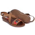 Sandalia Couro Sol Flip Solado Espuma P.U 