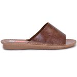 Sandalia Feminina Couro Flip Cleopatra Solado Espuma P.U 