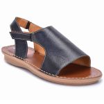 Sandalia Feminino Couro Rebeca Flip Solado Espuma P.U