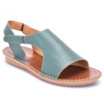 Sandalia Feminino Couro Rebeca Flip Solado Espuma P.U