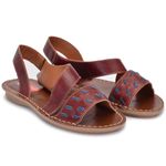 Sandalia Feminina Couro Blid Flip Solado Espuma P.U 