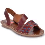Sandalia Feminina Couro Blid Flip Solado Espuma P.U 