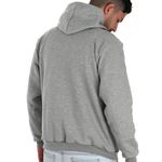 Moleton Masculino Canguru Liso Capuz Cordão Flanelado 