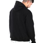 Moleton Masculino Canguru Liso Capuz Cordão Flanelado 