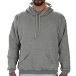 Moleton Masculino Canguru Liso Capuz Cordão Flanelado 