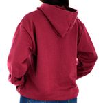 Moletom Feminino Canguru Liso Capuz Cordão Flanelado 