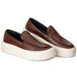 Sapato Masculino Everest Costura Solado Confort Mouro