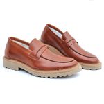 Sapato Masculino Florenza Confort Café