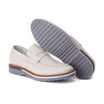Sapato Masculino Maldivas Confort Off White 