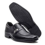 Sapato Social Ofaz Fivela Couro Sintético Solado Confort 