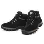 BOTA COTURNO MASCULINO ADVENTURE COURO PRETO