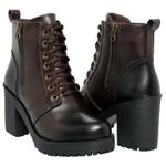 BOTA FEMININA CONFORT CAFÉ