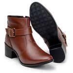 BOTA FEMININA CORRENTE CAFÉ