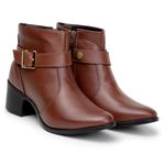 BOTA FEMININA CORRENTE CAFÉ