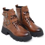 BOTA FEMININA FIVELA TABACO