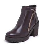 BOTA FEMININA SINTÉTICA CAFÉ